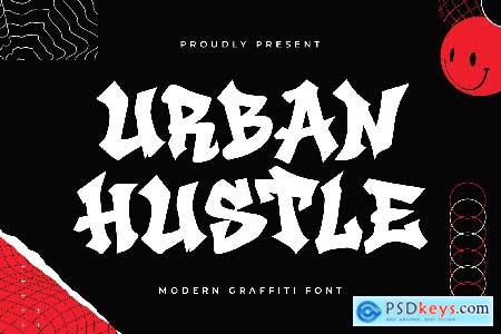 Urban Hustle  A Modern Graffiti Font