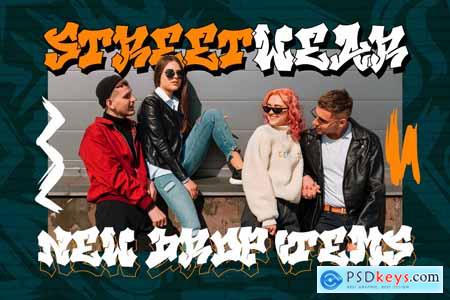Beast Quotz  Wild Graffiti Font