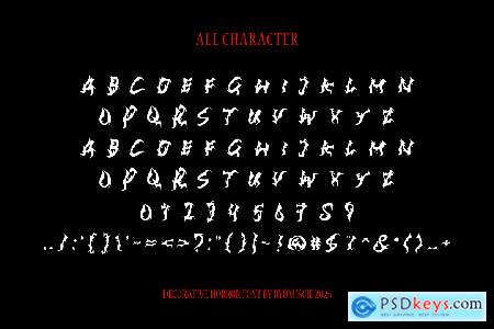 Zhombies - Horror Font