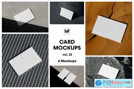 Stationery Business Card Mockups vol.13