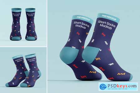 Short Socks Mockup