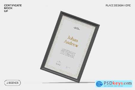 Certificate Mockup