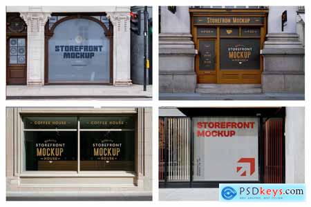 Storefront Mockups vol.9 - Restaurant