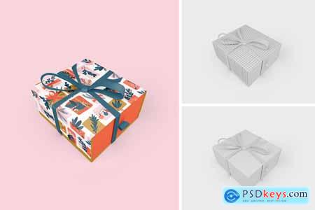 Gift Box Mockup