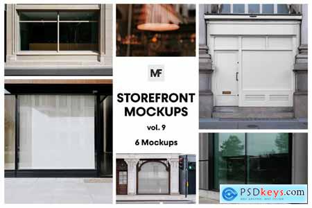Storefront Mockups vol.9 - Restaurant