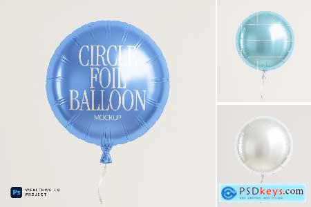 Minimalist Metallic Balloon