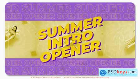 Summer Intro Opener 58240495