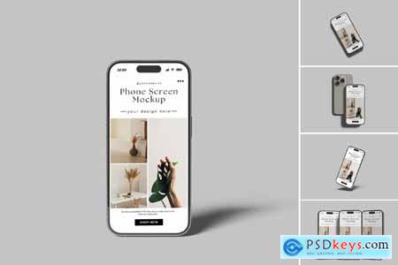 Phone Screen Mockup