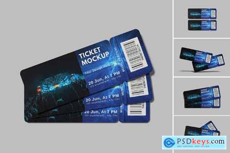 Event Ticket Mockup