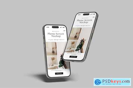 Phone Screen Mockup