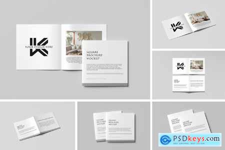 Square Brochure Mockup