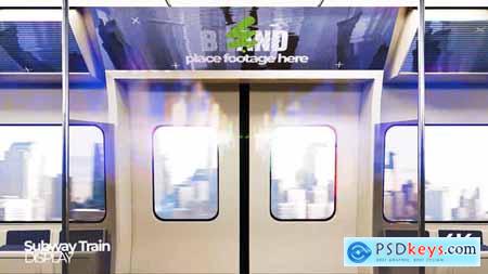 Subway Train Billboard Mockup 58144842