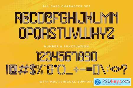 Ambero  Sporty Display Font