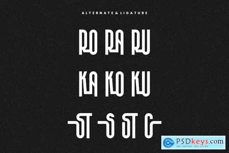 Sturoc - Modern Condensed Font