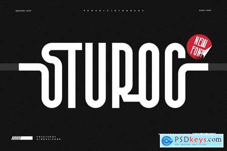 Sturoc - Modern Condensed Font