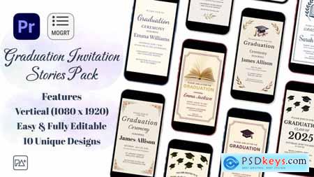 Graduation Invitation Story Pack For Premiere Pro 58273409 Graduation Invitation Story Pack For Premiere Pro 58273409