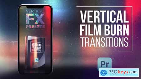 Vertical Film Burn Transitions for Premiere Pro 58244768