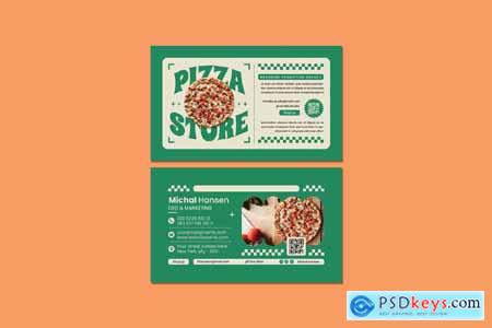 Pizza Store Business Card