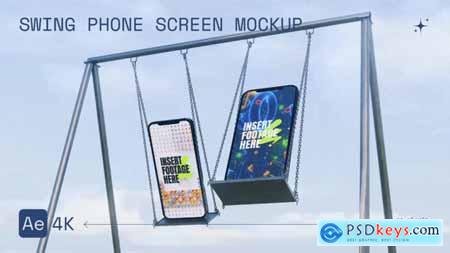 Swing Phone Screen Mockup 58206359