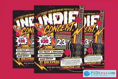 Indie Music Concert Flyer