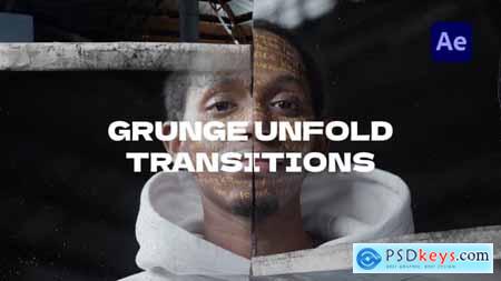 Grunge Unfold Transitions After Effects 58260488