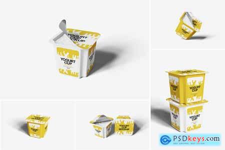 Yogurt Cup Mockup