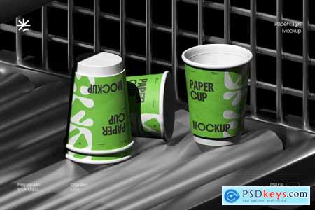 Industrial Paper Coffee Cups Mockup Industrial Paper Coffee Cups Mockup