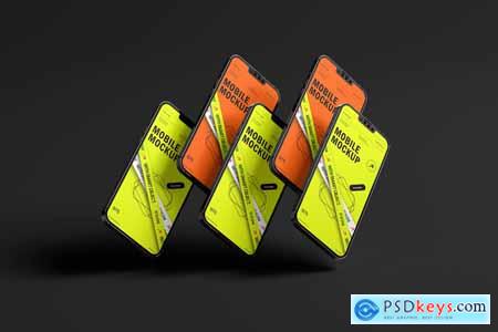 Dynamic Mobile Phone Mockup Set