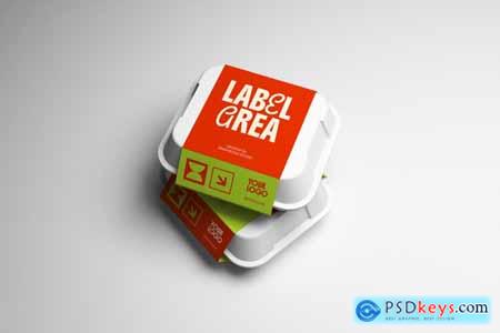 Box Food Packaging Mockup