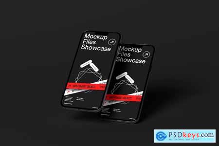 Phone Mockup Display Scene
