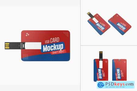 USB Card Mockup