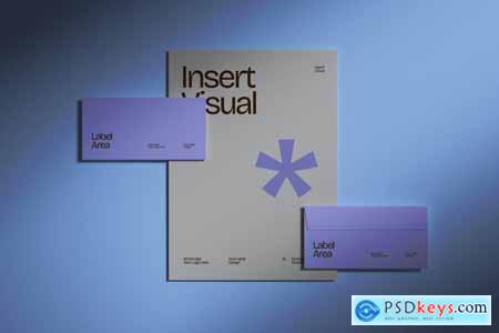 Letter and Envelope Mockup