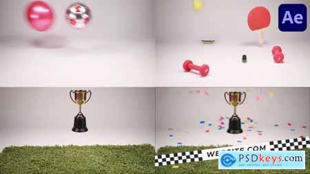 3D Sport Attributes Scene for After Effects 58307192