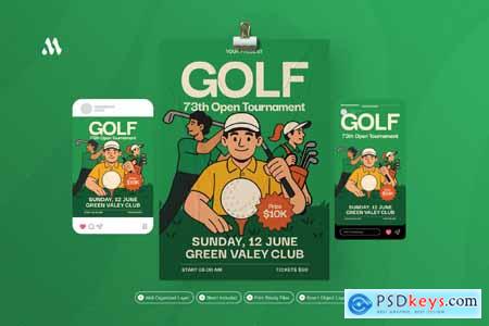 Golf Tournament - Flyer Set