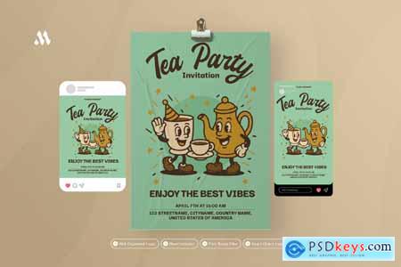 Tea Party - Flyer Set