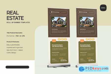 Real Estate Roll-up Banner FSB76Y2