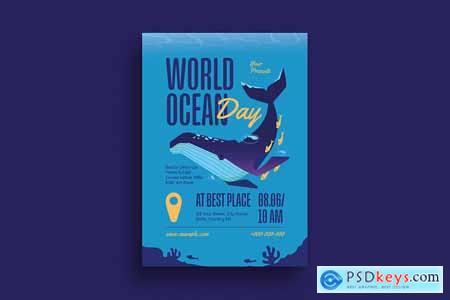 World Ocean Day Event Flyer