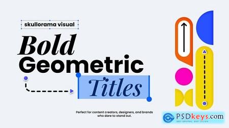 Bold Geometric Titles 58324154