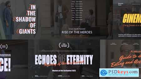 Filmic Cinematic Title Slides 58309884