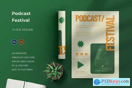 Podcast Festival Flyer