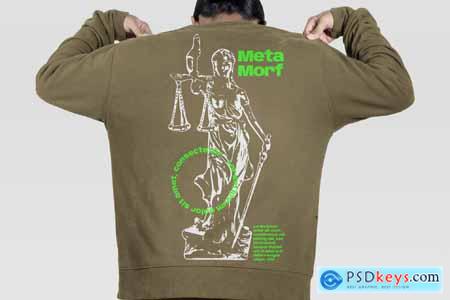 Sweatshirt Back Mockup