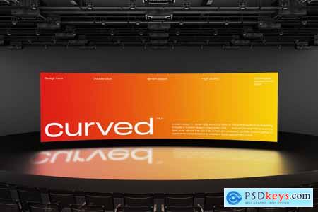 Curved Screen Mockup