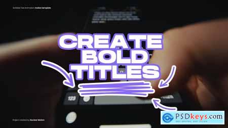 Scribble Text Animation 58368835