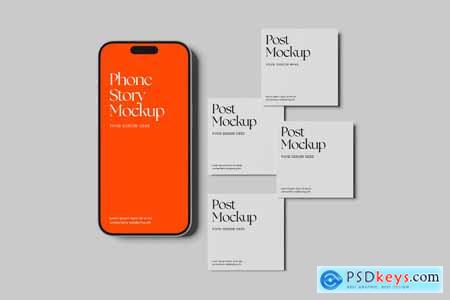 Instagram Carousel Branding Mockup
