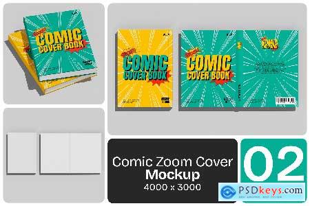 Comic Cover Book Mockup