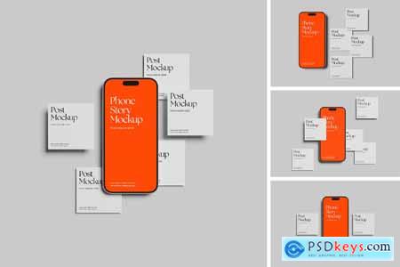 Instagram Carousel Branding Mockup Instagram Carousel Branding Mockup