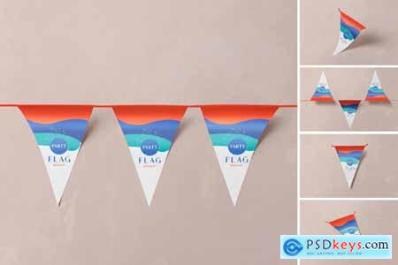 Bunting Flag Mockup Bunting Flag Mockup