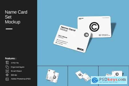 Name Card Set Mockup