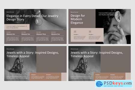 Brown Jewelry Presentation