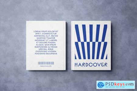 Minimalist Hardcover Book Mockups